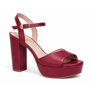 Leather Platform High Heel Pumps Ankle Strap 11cm 10501 Felipe Rivera